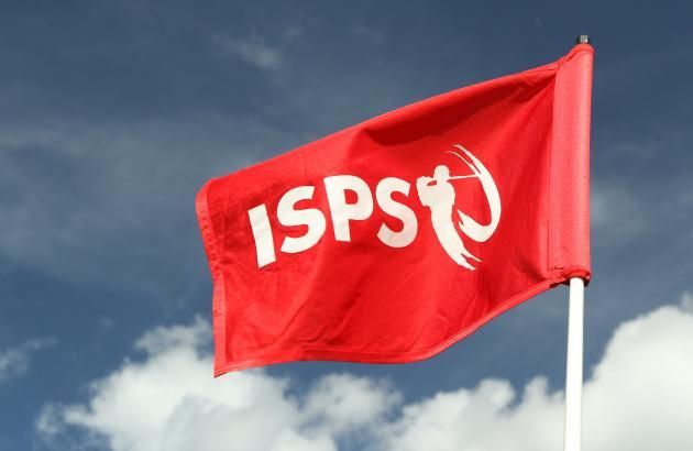 the flag of isps handa in the wind